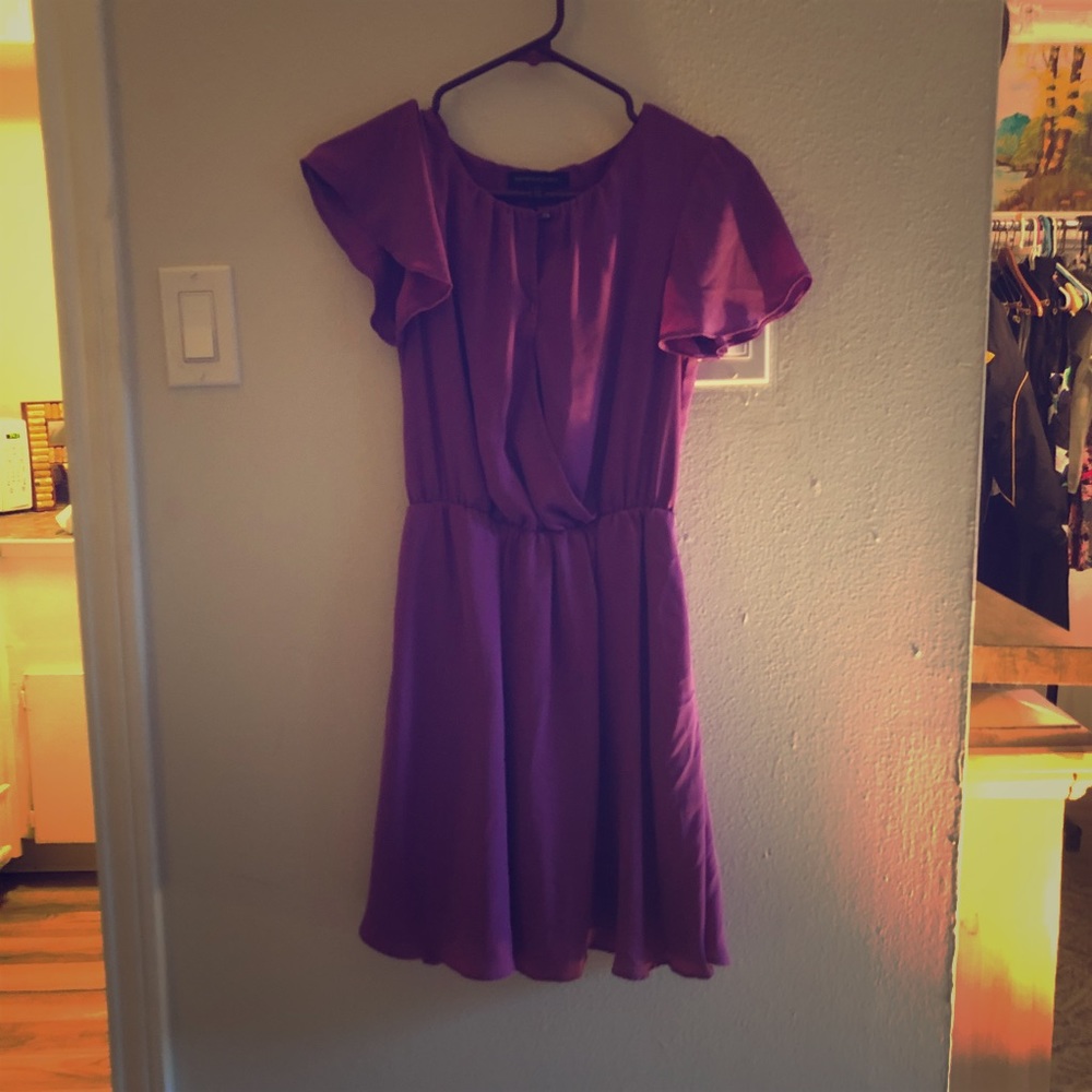 Fuchsia Banana Republic dress